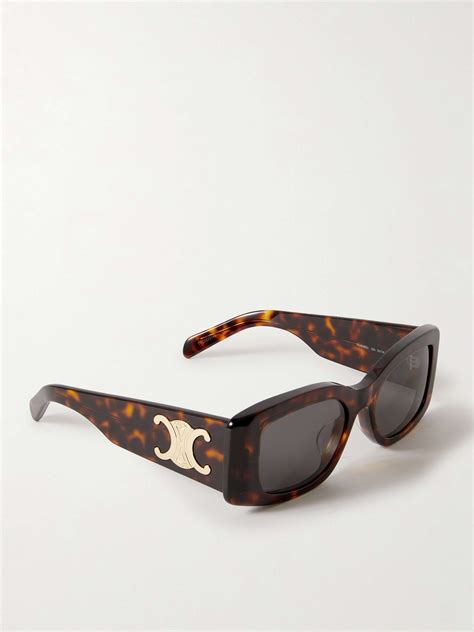 celine sunglasses triomphe case|CELINE EYEWEAR Triomphe oversized square.